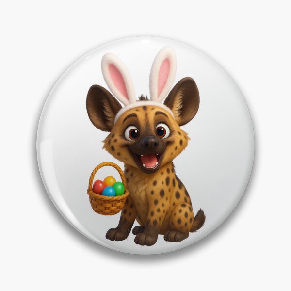 Item preview, Spotted Hyena Easter Bunny designed and sold by Sillytoe.