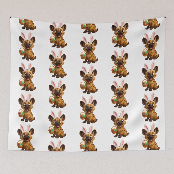 Item preview, Spotted Hyena Easter Bunny designed and sold by Sillytoe.