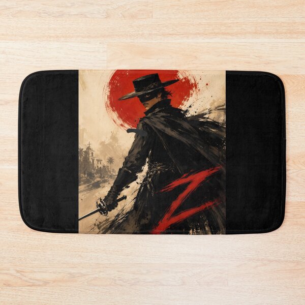 Item preview, Zorro Under the Red Sun – Artistic Painting designed and sold by Astralia.