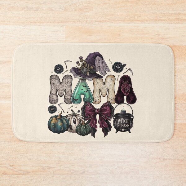 Item preview, Witch Please Mama Halloween Gothic Potion Lace Pumpkin Design designed and sold by BreezifyDesignStudio.