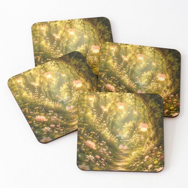 Item preview, Sunlit Flower Path in Mergle Forest designed and sold by Minimergle.