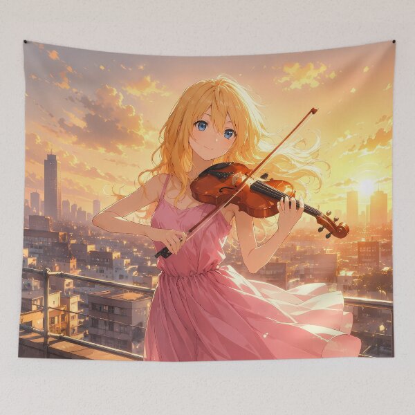 Item preview, Kaori Miyazono Your Lie in April Sunset Violin designed and sold by Dashsopaner.