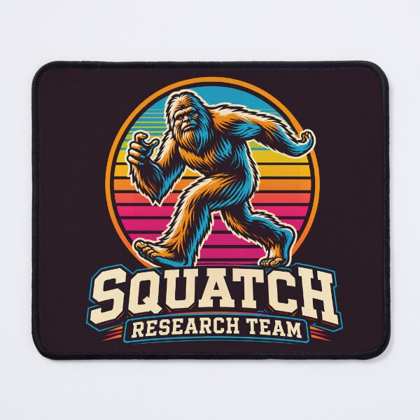 Item preview, Squatch Research Team Retro Bigfoot Cryptid designed and sold by Victor Shadehorn.