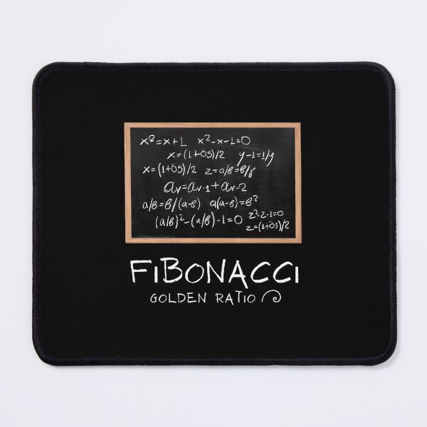 Item preview, Fibonacci Golden Ratio Math Equations Blackboard designed and sold by lehmanaapic.