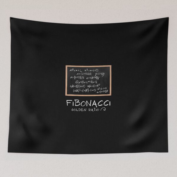 Item preview, Fibonacci Golden Ratio Math Equations Blackboard designed and sold by lehmanaapic.