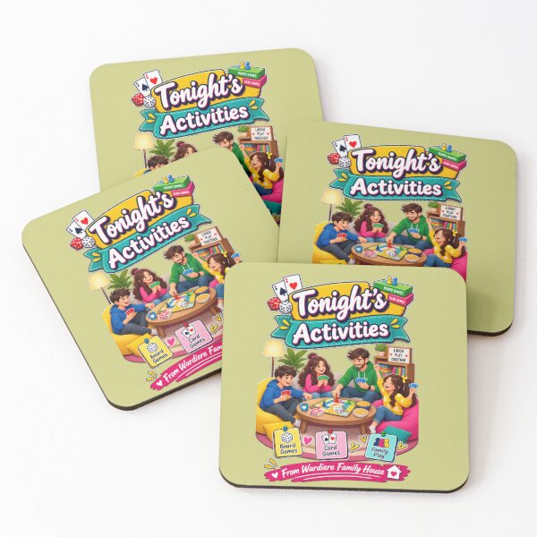 Item preview, Tonight's Activities – Family Board & Card Games designed and sold by Slyguy88.