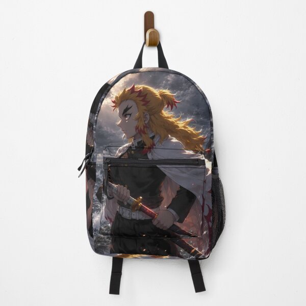 Item preview, Kyojuro Rengoku Demon Slayer Stormy Ocean Resolve designed and sold by Dashsopaner.