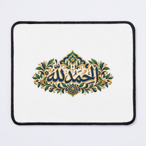 Item preview, Alhamdulillah الحمد لله Arabic Calligraphy | Islamic Gratitude Art designed and sold by DesertInkArt.