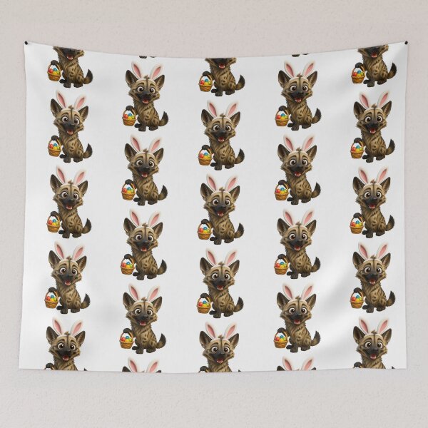 Item preview, Striped Hyena Easter Bunny designed and sold by Sillytoe.