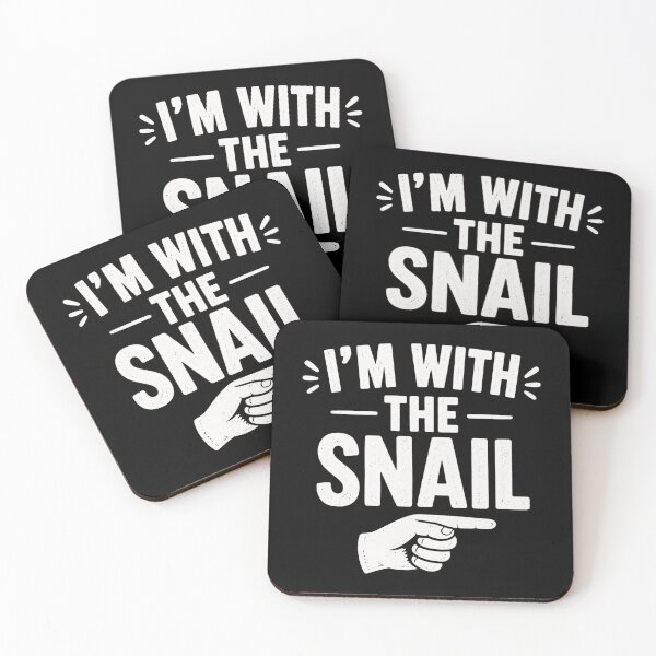 Item preview, I'm With The Snail Funny Snail Lover Matching Humor Design designed and sold by MiALopezArt.
