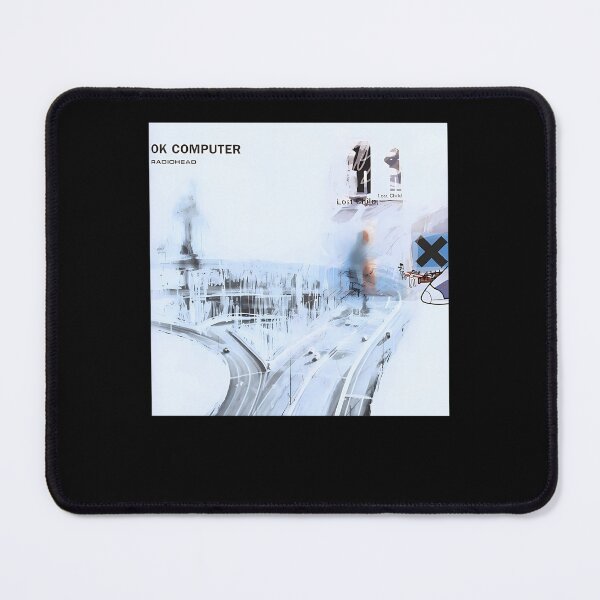 Item preview, Abstract Highway Collage White Blue Tones Dark Frame designed and sold by Janniss.