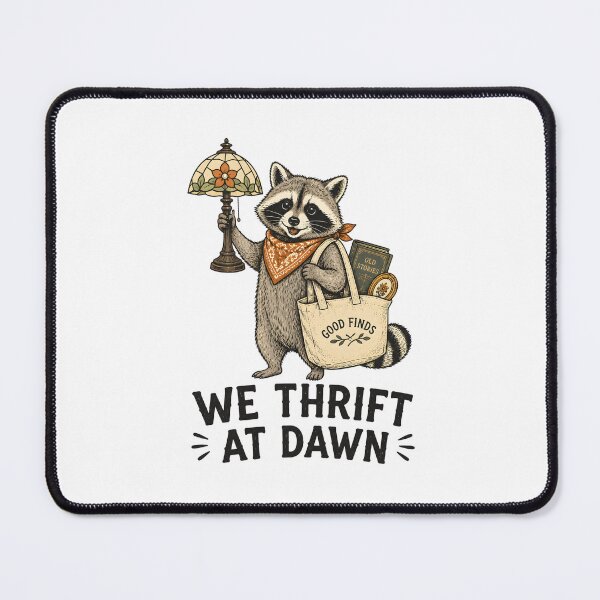 Item preview, We Thrift At Dawn Funny Raccoon designed and sold by a-turner-paint.