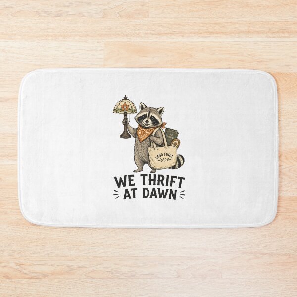 Item preview, We Thrift At Dawn Funny Raccoon designed and sold by a-turner-paint.
