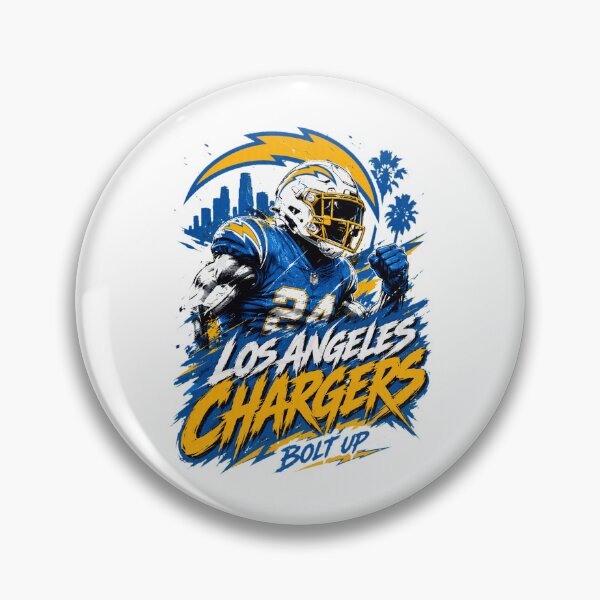 Item preview, Los Angeles Chargers Football Player Bolt Up Design designed and sold by tranhuonggiang.