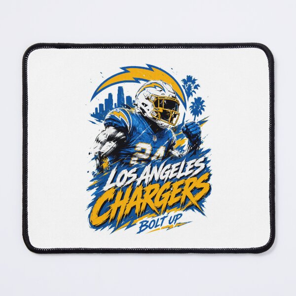 Item preview, Los Angeles Chargers Football Player Bolt Up Design designed and sold by tranhuonggiang.