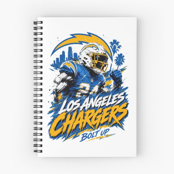 Item preview, Los Angeles Chargers Football Player Bolt Up Design designed and sold by tranhuonggiang.