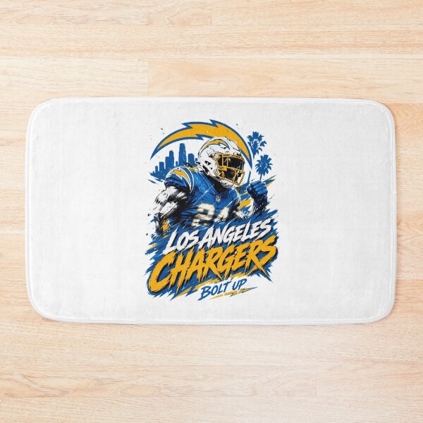 Item preview, Los Angeles Chargers Football Player Bolt Up Design designed and sold by tranhuonggiang.