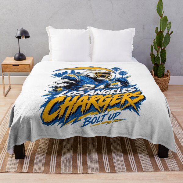 Item preview, Los Angeles Chargers Football Player Bolt Up Design designed and sold by tranhuonggiang.