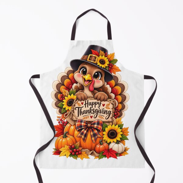 Item preview, Cute Happy Thanksgiving Turkey Pumpkin Fall Design designed and sold by TinyWeird.