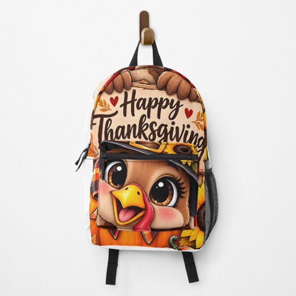 Item preview, Cute Happy Thanksgiving Turkey Pumpkin Fall Design designed and sold by TinyWeird.