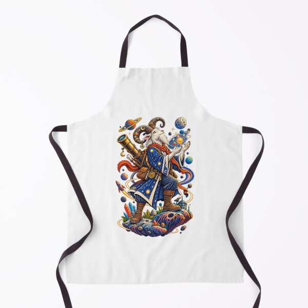 Item preview, Cosmic Goat Astronaut Astrology | Space Explorer Zodiac Fantasy Gift designed and sold by MrDev.