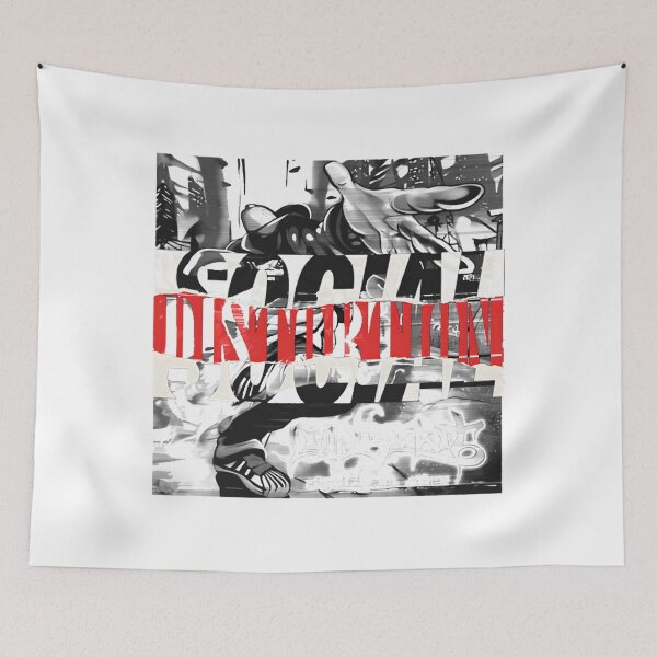 Item preview, Camiseta de distorsión social designed and sold by eliasallawes.