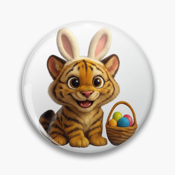 Item preview, Sumatran Tiger Easter Bunny designed and sold by Sillytoe.