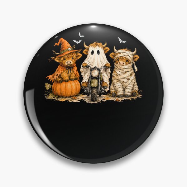 Item preview, Cow Cute Halloween Ghosts Pumpkin designed and sold by KatieThomShop.