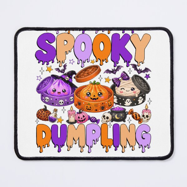 Item preview, Spooky Dumpling Cute Halloween Kawaii Trio designed and sold by varin-studio.