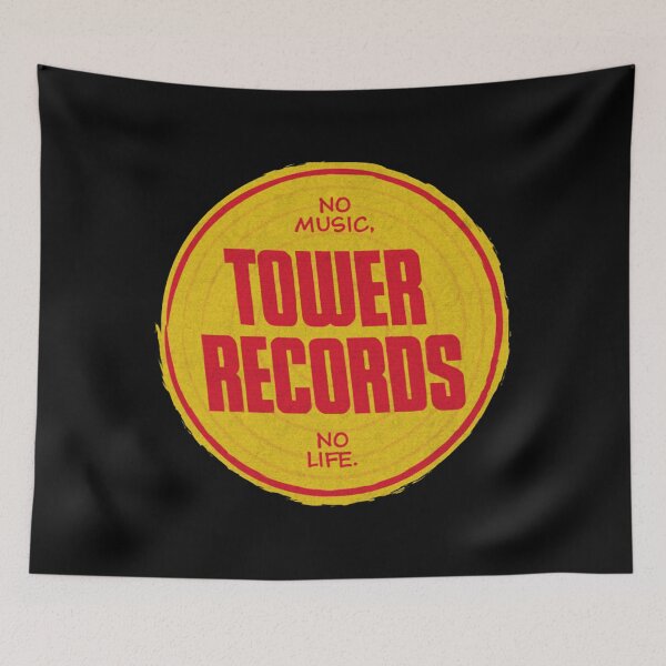 Item preview, Vintage Tower Records 1960  No music No Life T-Shirt designed and sold by eliasallawes.