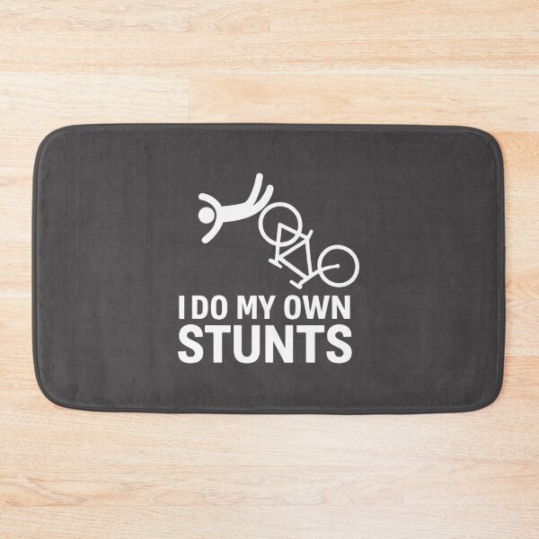 Item preview, Funny I Do My Own Stunts Bicycle - Cyclist And Mountain Biker Humor Gift | Limited Edition designed and sold by mustapha zaghouli.