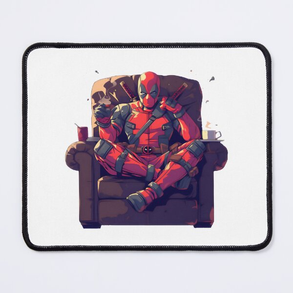 Item preview, Funny Red Masked Mercenary Sarcastic Antihero Comic Art | Limited Edition designed and sold by Dernier-Musard.
