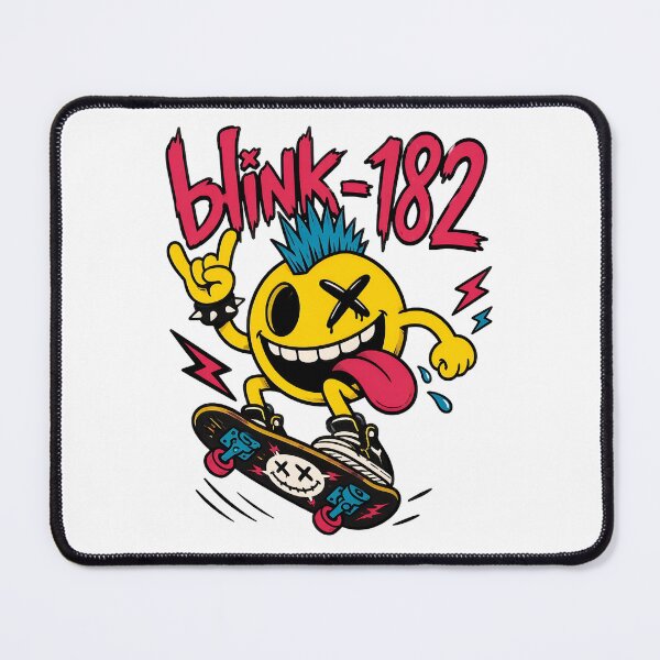 Item preview, Blink-182 Smiley Face Burger Punk Rock designed and sold by ZubairNalban.