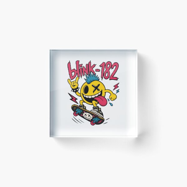 Item preview, Blink-182 Smiley Face Burger Punk Rock designed and sold by ZubairNalban.