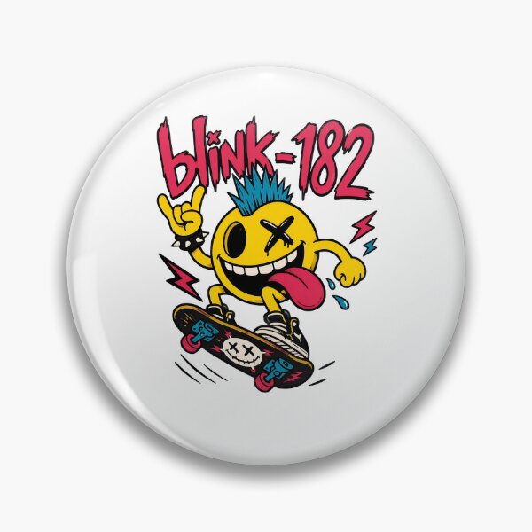 Item preview, Blink-182 Smiley Face Burger Punk Rock designed and sold by ZubairNalban.