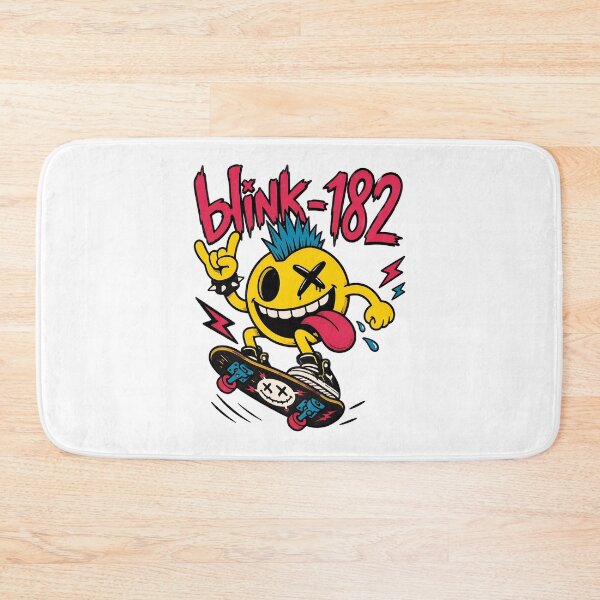 Item preview, Blink-182 Smiley Face Burger Punk Rock designed and sold by ZubairNalban.