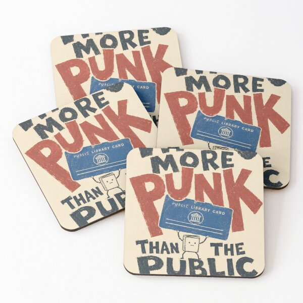 Item preview, WHAT'S MORE PUNK THAN THE PUBLIC LIBRARY designed and sold by BetterDaysDept.