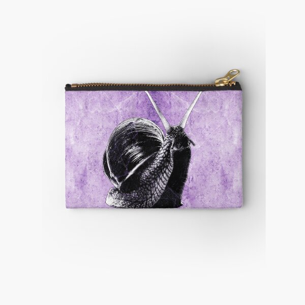 Item preview, Violet Roman Snail Dark Natural History Macro Portrait Shell Art designed and sold by Ghoul Enterprises.