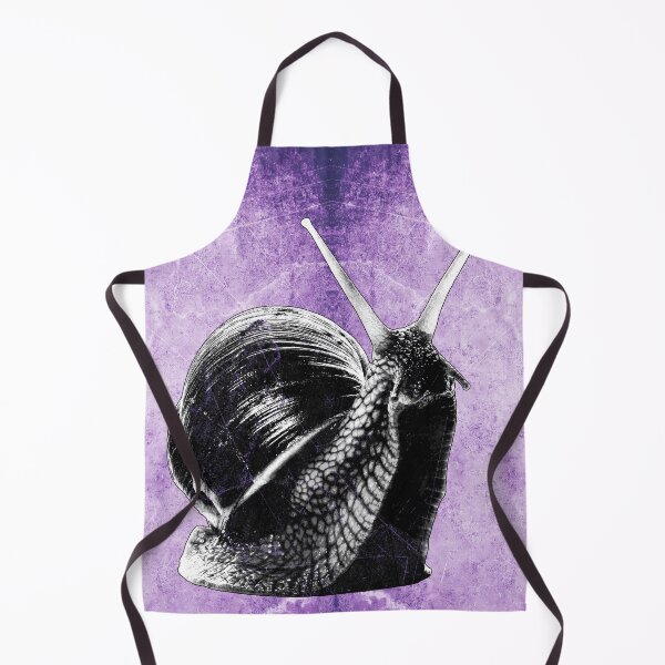 Item preview, Violet Roman Snail Dark Natural History Macro Portrait Shell Art designed and sold by Ghoul Enterprises.