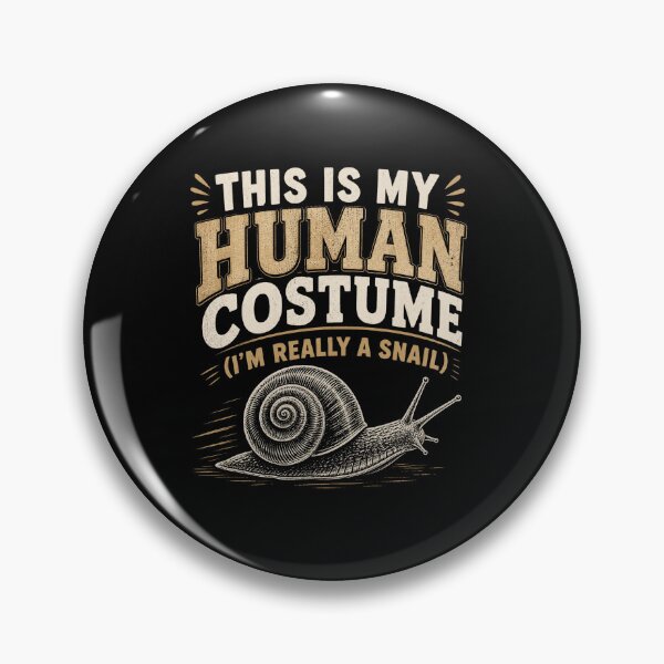 Item preview, This Is My Human Costume I'm Really a Snail Funny Snail Design designed and sold by MiALopezArt.