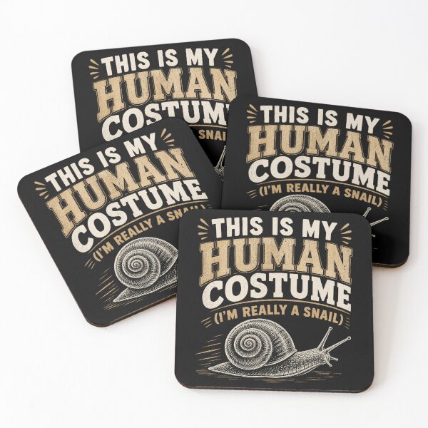 Item preview, This Is My Human Costume I'm Really a Snail Funny Snail Design designed and sold by MiALopezArt.
