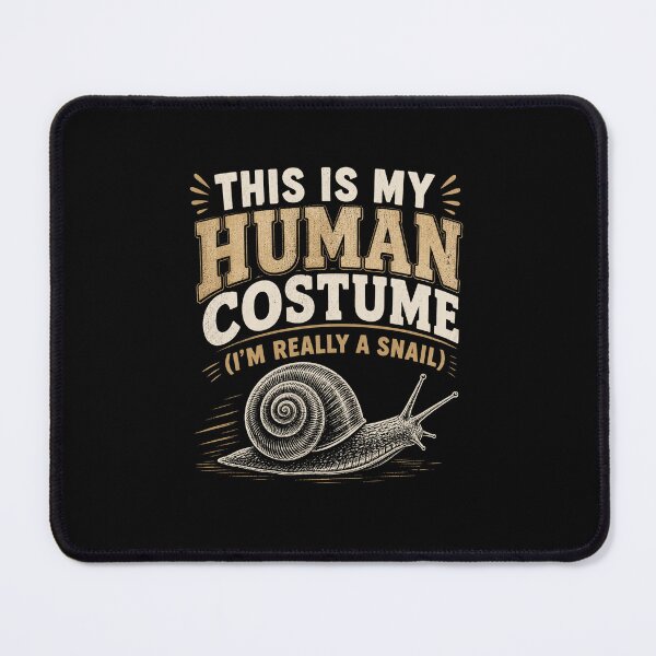 Item preview, This Is My Human Costume I'm Really a Snail Funny Snail Design designed and sold by MiALopezArt.