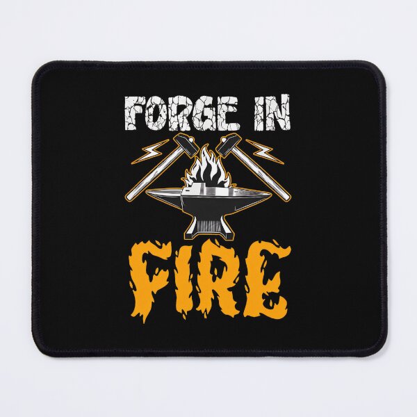 Item preview, Forged in Fire Blacksmith Anvil Hammer Flames designed and sold by lehmanaapic.