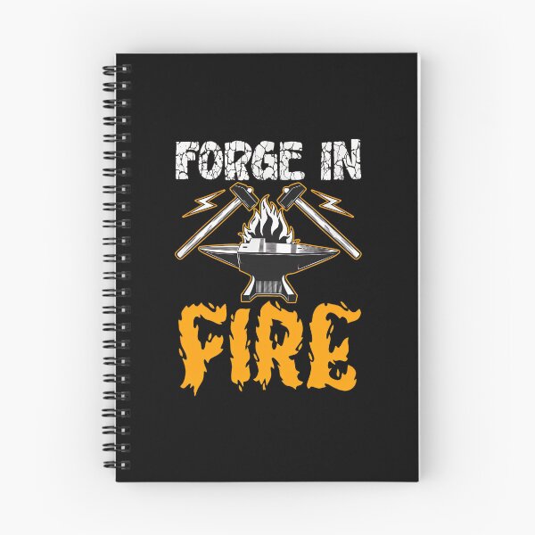 Item preview, Forged in Fire Blacksmith Anvil Hammer Flames designed and sold by lehmanaapic.