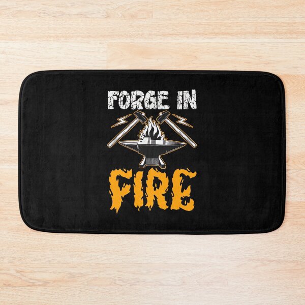 Item preview, Forged in Fire Blacksmith Anvil Hammer Flames designed and sold by lehmanaapic.