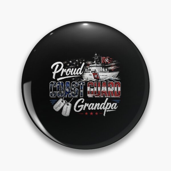 Item preview, Proud Coast Guard Grandpa Patriotic Veteran Family Gift Design designed and sold by Osstaramilua.