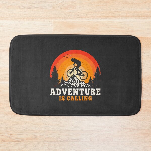 Item preview, Retro Mountain Bike Sunset - Adventure Is Calling Mtb Cycling | ⭐⭐⭐⭐⭐ designed and sold by mustapha zaghouli.