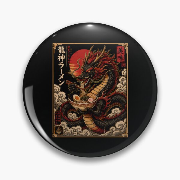 Item preview, Dragon Japanese Ramen Dragon Noodle Warrior designed and sold by gordonbwyashop.