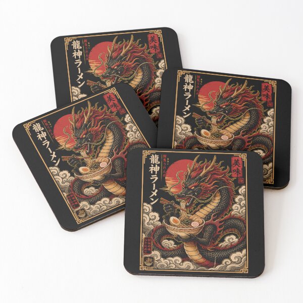 Item preview, Dragon Japanese Ramen Dragon Noodle Warrior designed and sold by gordonbwyashop.