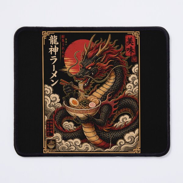 Item preview, Dragon Japanese Ramen Dragon Noodle Warrior designed and sold by gordonbwyashop.
